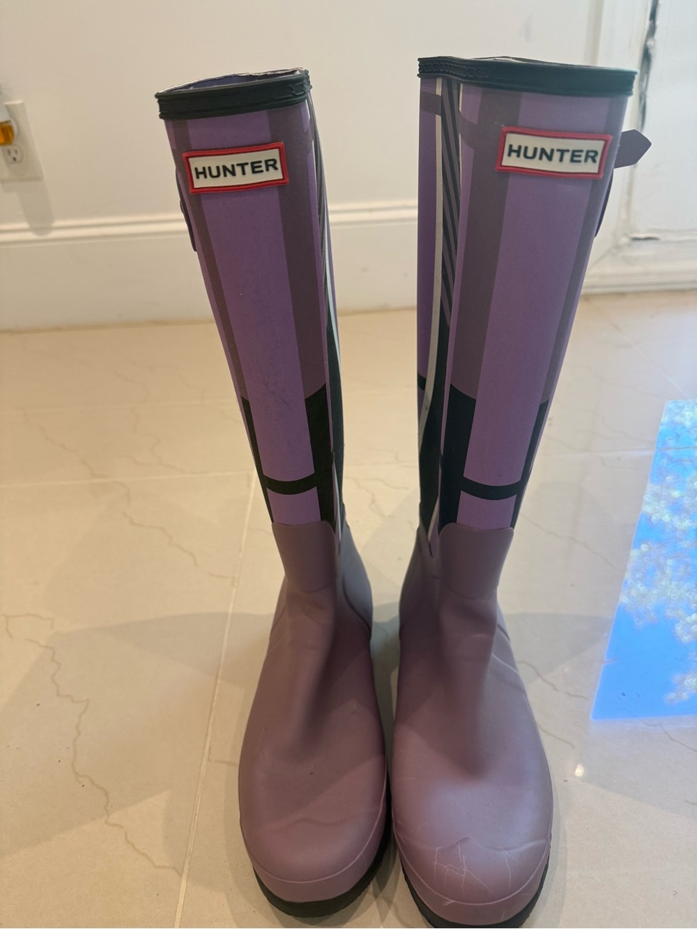 Gorgeous, Purple Hunter Rain Boots